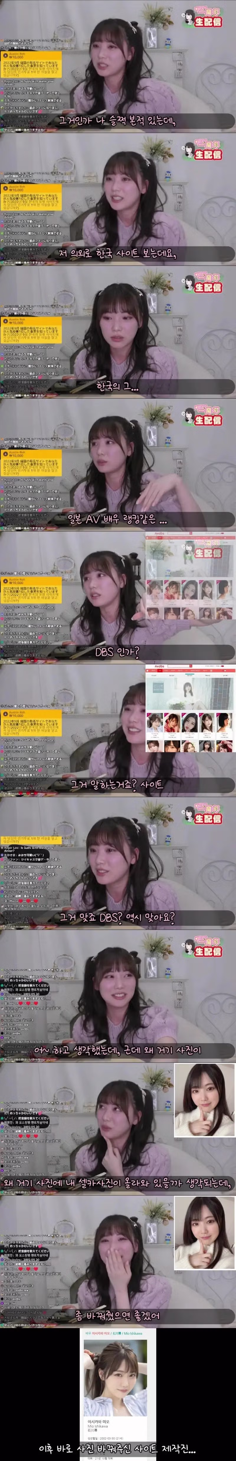 일본 AV 랭킹 사이트에서 본인의 순위를 확인하는 여배우 - 인벤 인기글 이미지 1 - 밈카세