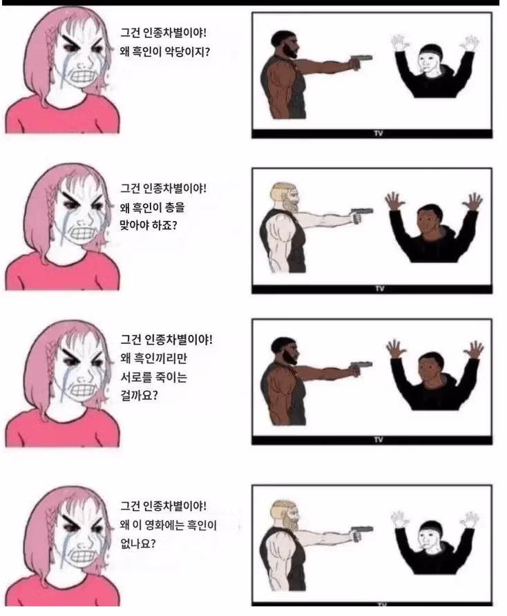 인종차별에 대처하는 무적의 논리 - 인벤 인기글 이미지 1 - 밈카세