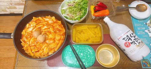 저녁으로 홈메이드 떡볶이 1인분 했습니다 3