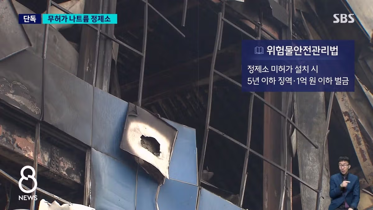 SBS 단독) 대전 화재사건 "구청도 몰랐던 밀실의 정체" 11