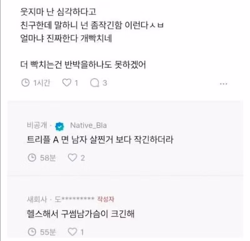 가슴 크기로 인해 썸남에게 거절당한 직장인 이야기 - 뽐뿌 인기글 이미지 2 - 밈카세