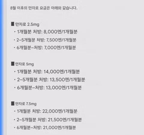 한국 마운자로 가격이 일본보다 3배나 비싸졌습니다 - 클리앙 인기글 이미지 4 - 밈카세