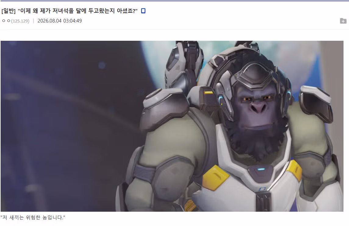 오버워치 신규 캐릭터 출시로 떠들썩한 상황 - 디시인사이드 인기글 이미지 11 - 밈카세