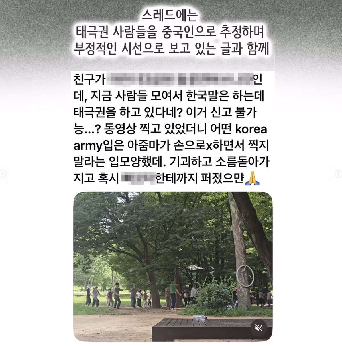 공원 태극권 모임이 중국인으로 오해받아 조리돌림당한 사연 - SLR클럽 인기글 이미지 7 - 밈카세