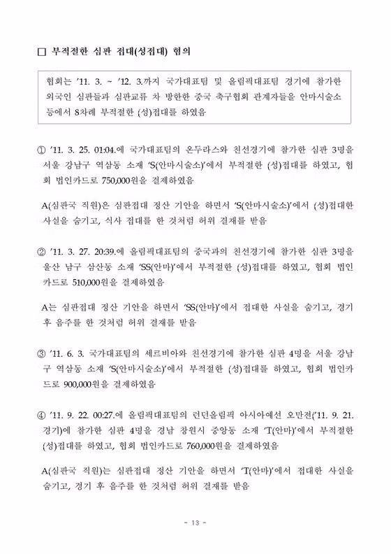 축구협회 심판 성접대 논란으로 올림픽 동메달 박탈 가능성 제기 - 클리앙 인기글 이미지 8 - 밈카세