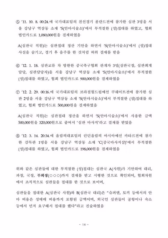 축구협회 심판 성접대 논란으로 올림픽 동메달 박탈 가능성 제기 - 클리앙 인기글 이미지 9 - 밈카세