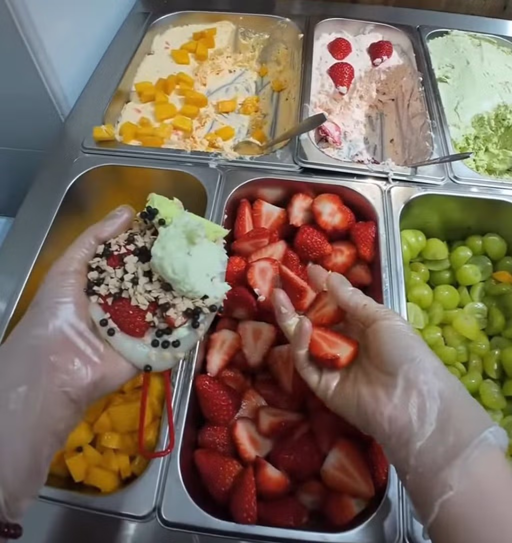 맛이 너무 궁금한 중국 대왕 과일 찹쌀떡49 11