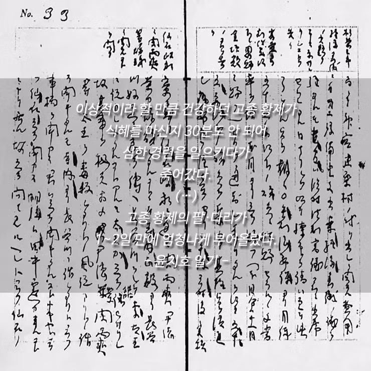 고종의 주치의였던 하영 증조부와 독살설의 연관성 - 보배드림 인기글 이미지 4 - 밈카세