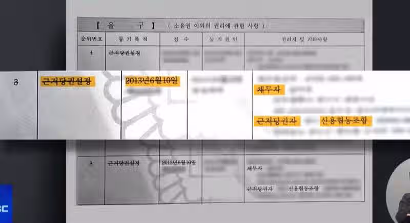 소멸된 근저당권이 부활하는 수법으로 매매사기 2