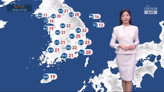 [날씨] '미세먼지 마스크 필수'…대구 25도까지 올라 7