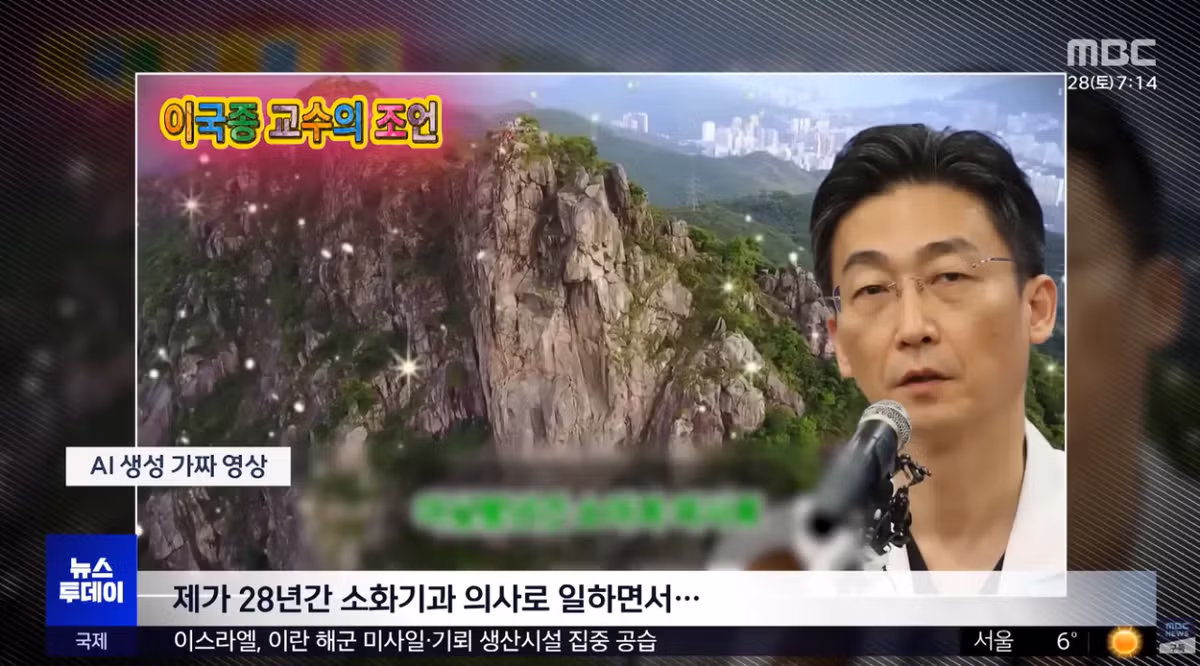 1주일 만에 100만 명 속인 '가짜 AI 이국종' 10