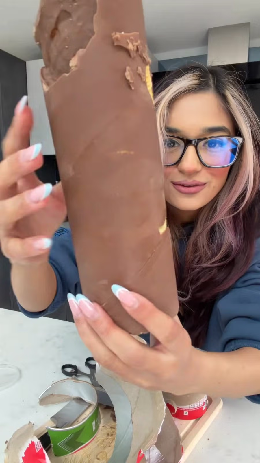 SNS에 유행 시작한 프링글스 초코 블록 6