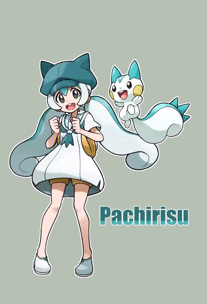 공식연재 작가가 그린 포켓몬 의인화.jpg 10