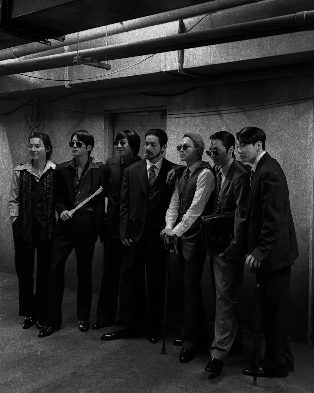 방탄소년단 뷔 인스타 2.0 비하인드 업뎃 (행복한 촬영이었다) 6