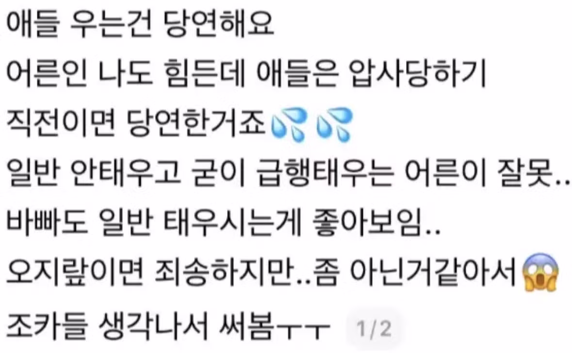 제발 출근 시간에 9호선 급행에 아이들 데리고 타지 말아주세요 .jpg 2