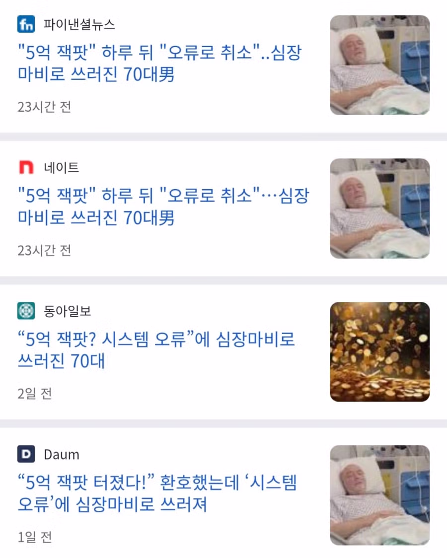 영국에서 5억 잭팟 터트린 할아버지. 그게 왜 니돈이야 당해 심장마비 2