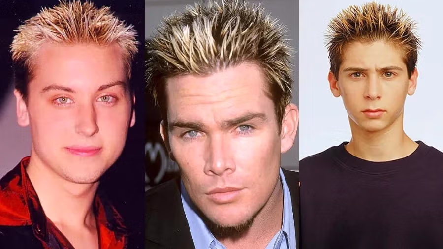 옛날 헤어젤 머리 스타일 5