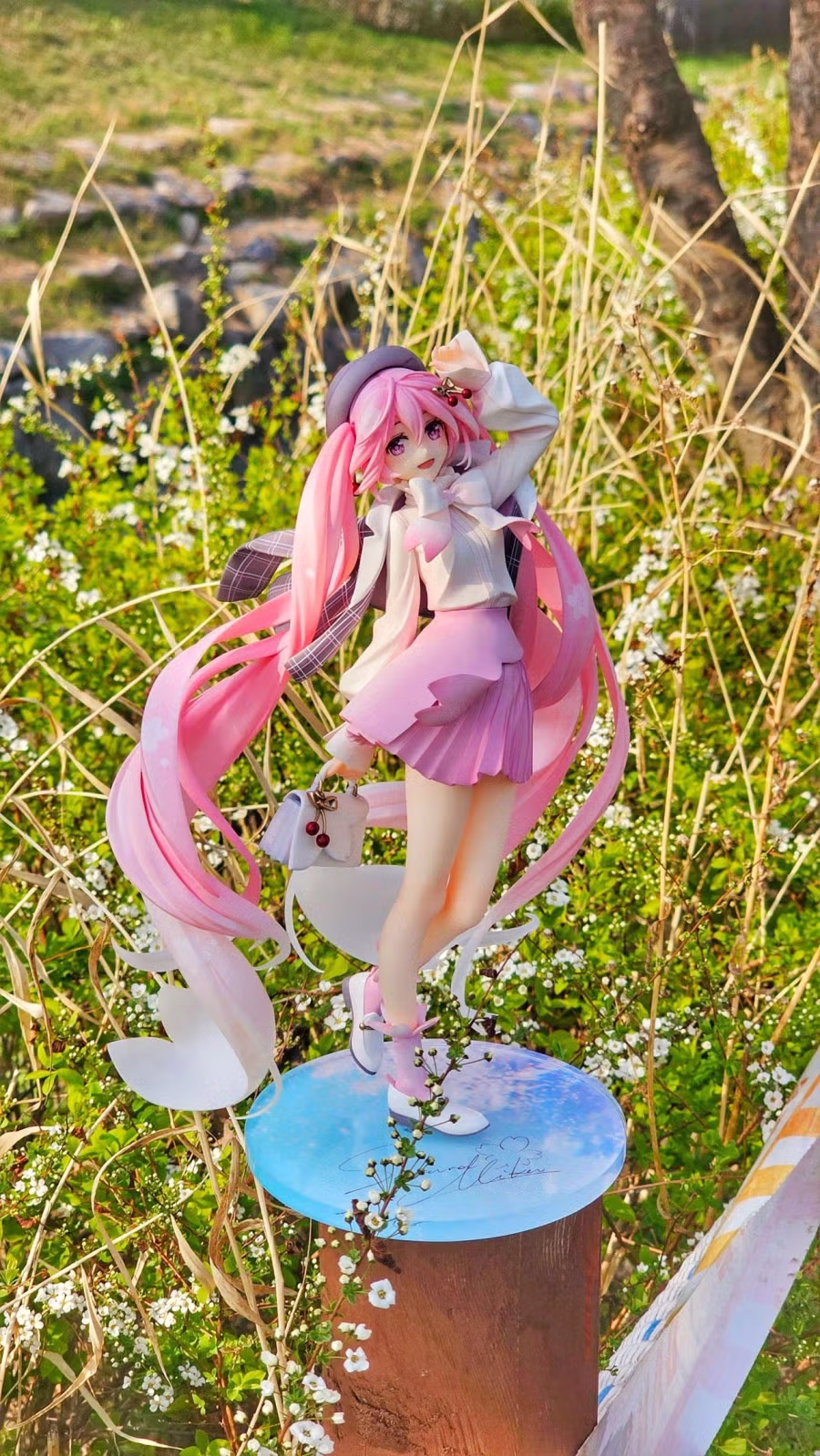 벚꽃날리는 날에 사쿠라미쿠 피규어를 찍어봤습니다 5