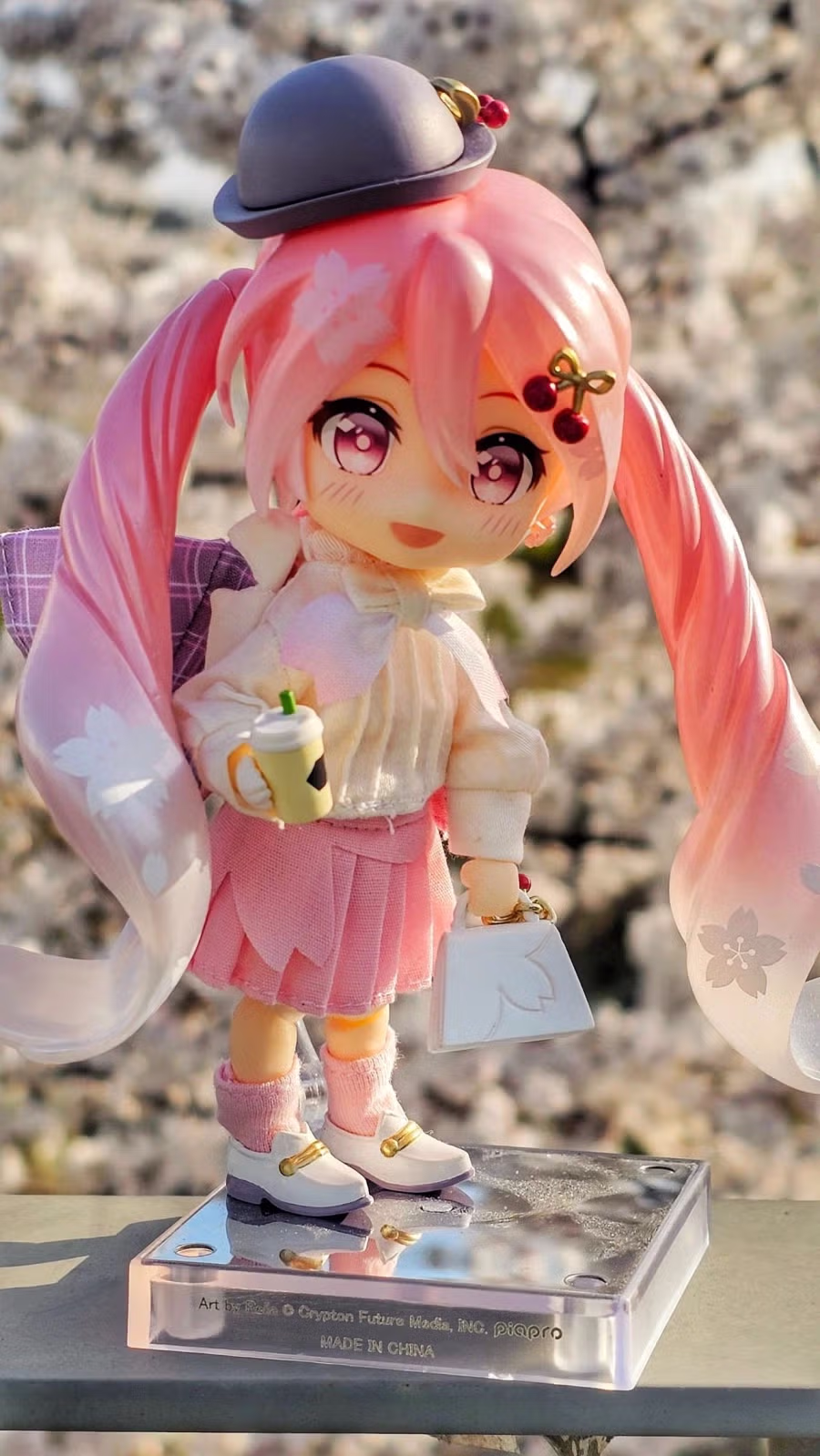 벚꽃날리는 날에 사쿠라미쿠 피규어를 찍어봤습니다 17