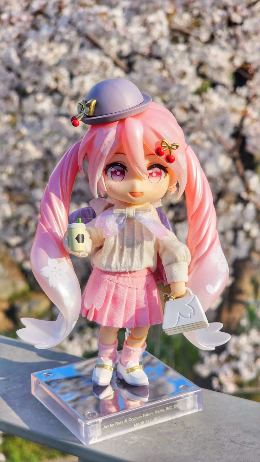 벚꽃날리는 날에 사쿠라미쿠 피규어를 찍어봤습니다 22