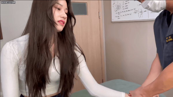 ㅇㅎ)) 도수치료 받는 이예빈 치어리더. 6