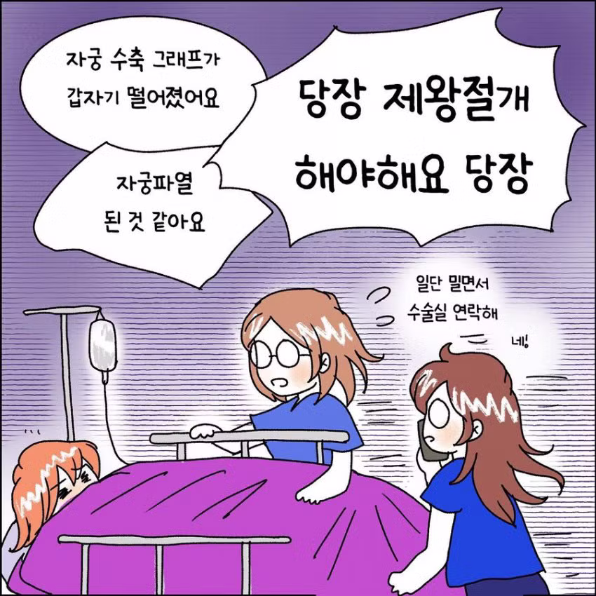 출산 중 자궁파열된 썰 - 와이고수 인기글 이미지 5 - 밈카세