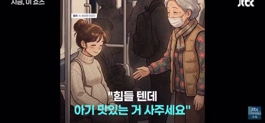임신부에게 만 원 쥐여준 1호선 할머니 - 에토랜드 인기글 이미지 8 - 밈카세