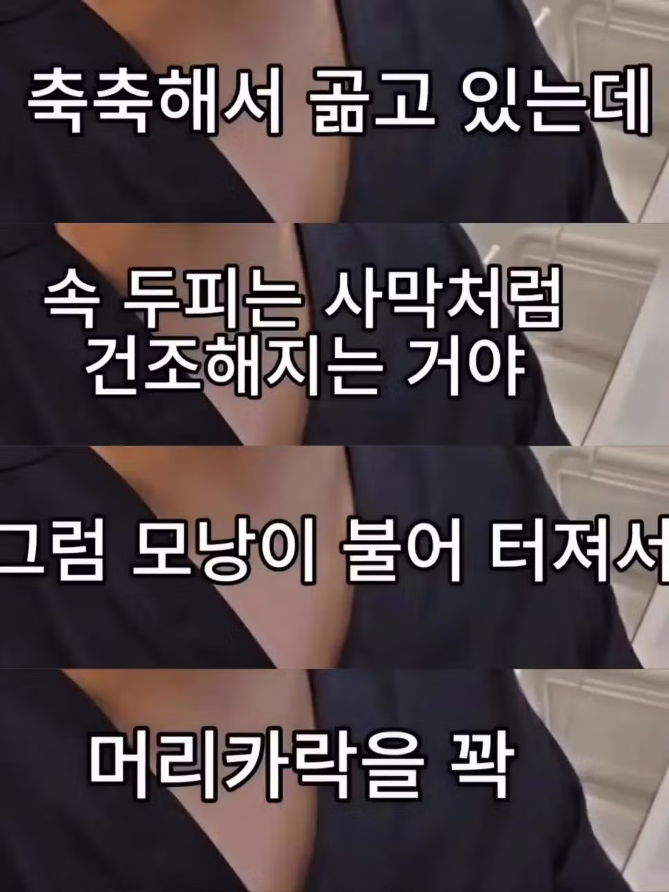 머리 안 말리면 탈모 온다는 말의 진실 - 개드립 인기글 이미지 4 - 밈카세
