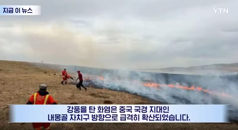 몽골 초원에서 불법 낚시하다 불낸 일본인들 - 디시인사이드 인기글 이미지 9 - 밈카세