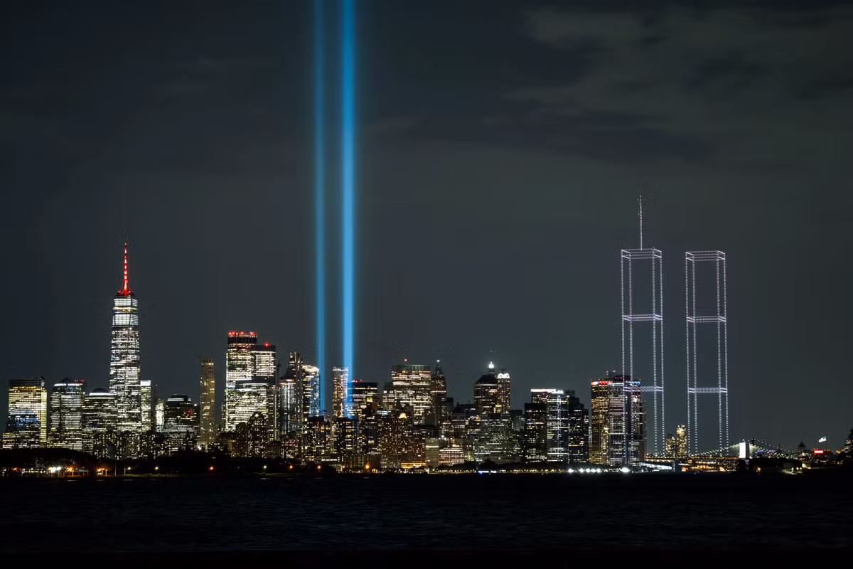 911 테러 추모 드론쇼 - 인벤 인기글 이미지 6 - 밈카세