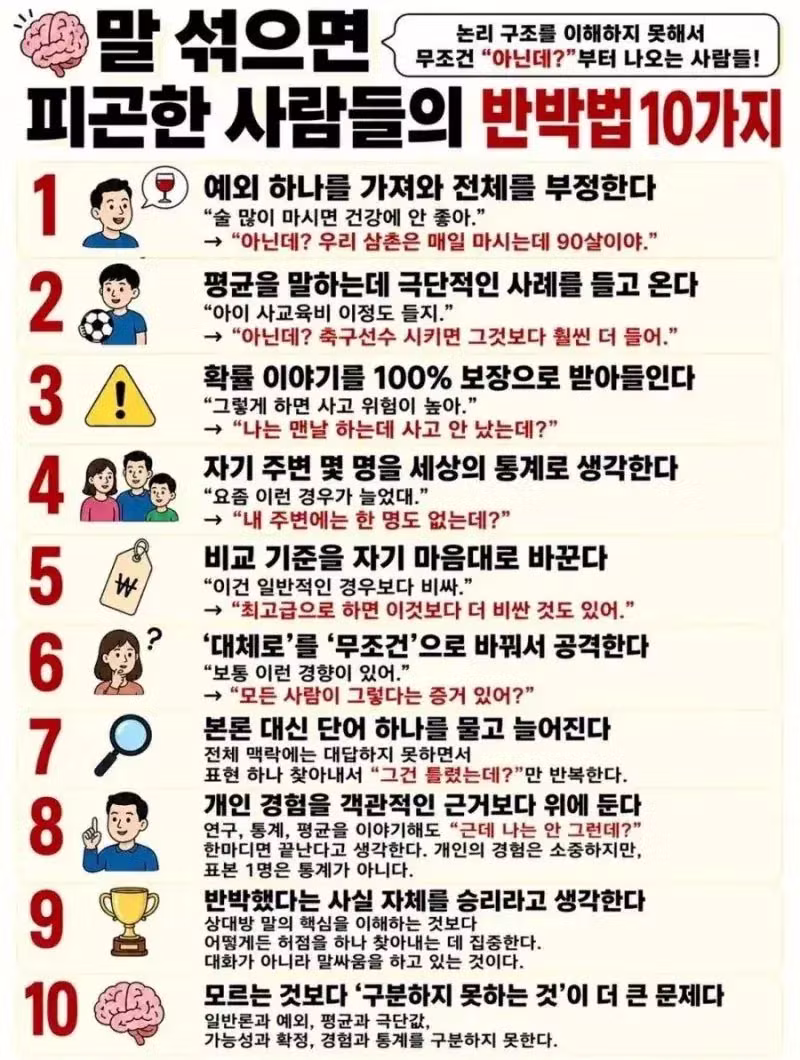 말 섞으면 피곤한 사람들의 특징 - 인벤 인기글 이미지 2 - 밈카세