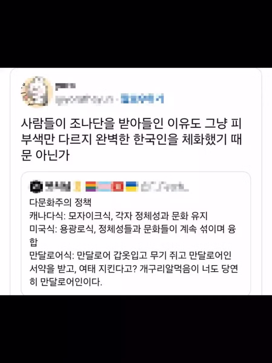 한국인이 생각하는 이상적인 다문화 국가 - 인스티즈 인기글 이미지 2 - 밈카세