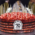 [포토] 성심당 70주년 맞아 특별 제작된 70kg 딸기시루