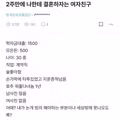 2주만에 결혼하자는 여자친구