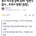 광주 여고생 살해 20대 "일면식 없어…우연히 범행