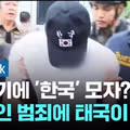 태국에서 중국인 범죄자가 잡혔는데 한국모자를 써 이슈가 됨