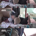 쓰레기 집에 고립된 남성에게 생일 케이크를 선물한 제작진