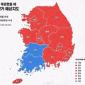 20대 투표 결과로 예상해 본 이번 지방선거 지도