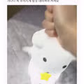 불량품이 배송된 강아지 무드등
