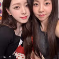 안소희 인스타에 올라온 ITZY 유나의 셀카
