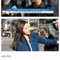 카운터 펀치에 당황한 여자 아나운서