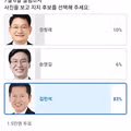 고양이 뉴스 민주당 당대표 설문조사 논란