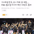 한국, 일본 제압하고 FIBA 월드컵 아시아 예선 1라운드 통과