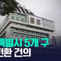 전라남도 구 광주지역 5개 자치구의 시 승격 건의